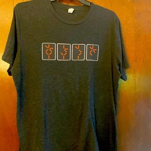 Dark Gray/black Predator shirt